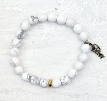 Load image into Gallery viewer, Howlite (Gold Faceted)
